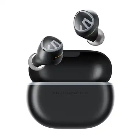 ⁨Słuchawki TWS Soundpeats Mini HS (czarne)⁩ w sklepie Wasserman.eu
