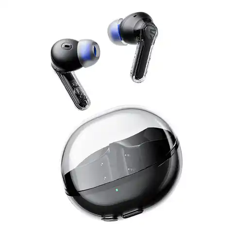 ⁨TWS Soundpeats Clear wireless in-ear headphones black⁩ at Wasserman.eu
