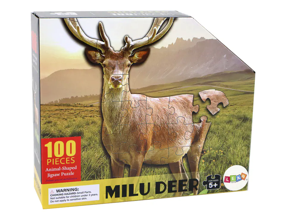 Puzzle 100 Elementów Motyw Jelenia Zwierzęta Leśne w sklepie Wasserman.eu