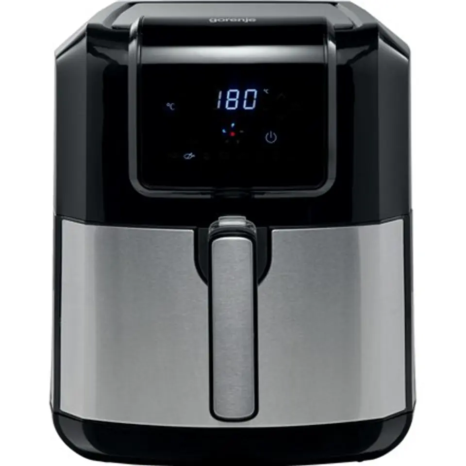 ⁨Gorenje AF1700DB fryer Single 5 L Built-in 1700 W Hot air fryer Black, Metallic⁩ at Wasserman.eu