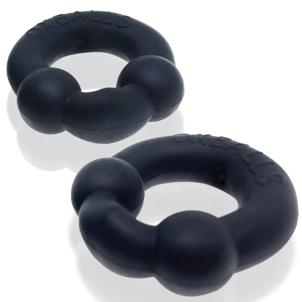 ⁨Oxballs - Ultraballs Cockring Special Edition Night 2 pcs Black⁩ at Wasserman.eu