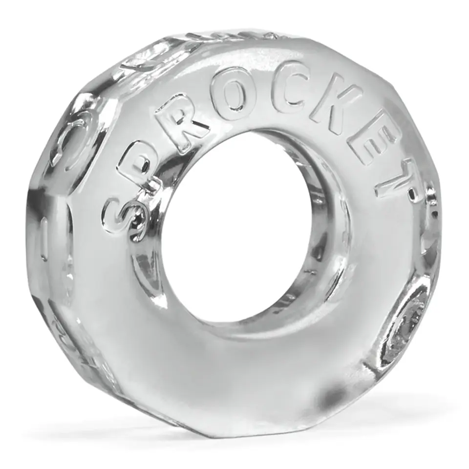 ⁨Oxballs Sprocket Transparentny pierścień anatomiczny, elastyczny 4,45 cm⁩ w sklepie Wasserman.eu