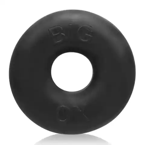 ⁨Oxballs - Big Ox Okrągły Pierścień Erekcyjny Na Penisa Czarny⁩ w sklepie Wasserman.eu