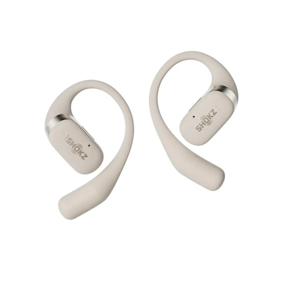 ⁨SHOKZ OpenFit Headphones Wireless Ear-hook Calls/Music/Sport/Everyday Bluetooth White⁩ at Wasserman.eu