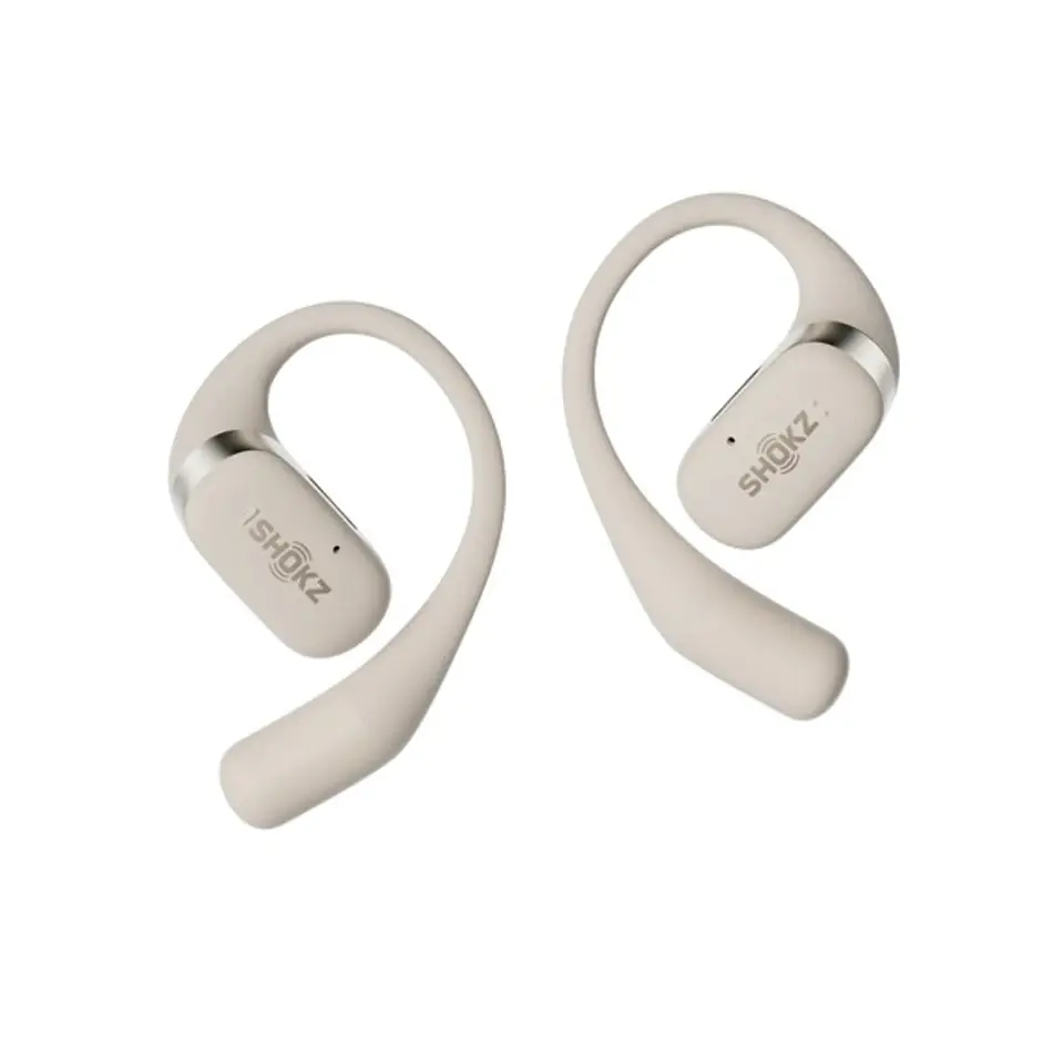 ⁨słuchawki Shokz OpenFit Beige⁩ w sklepie Wasserman.eu