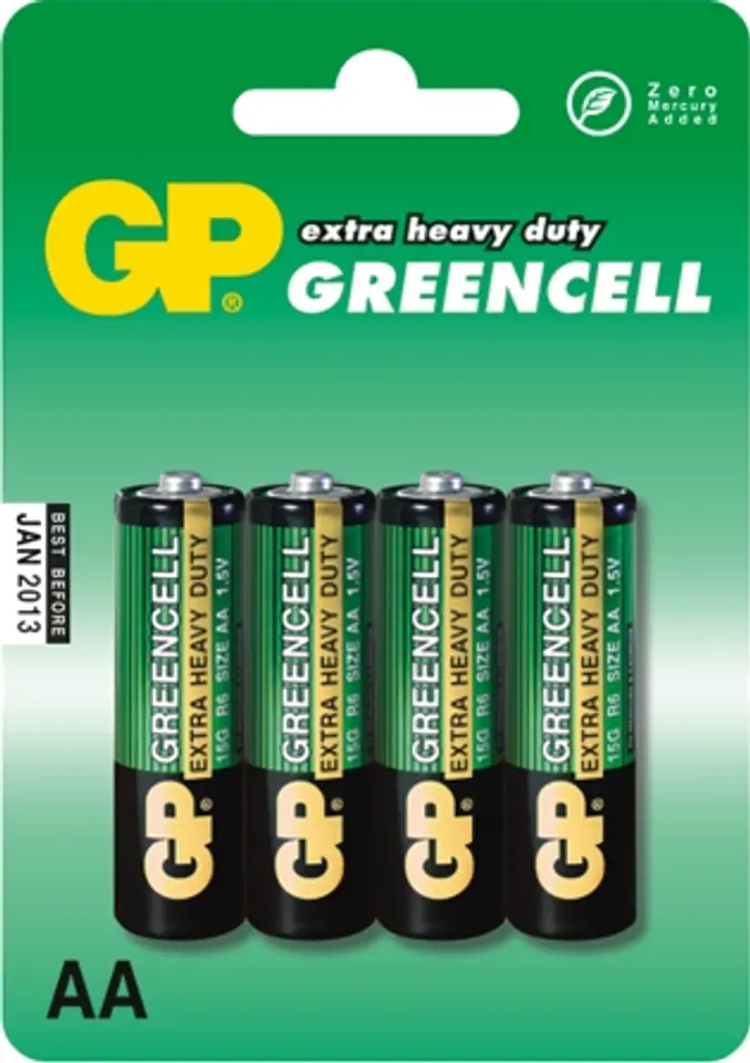 ⁨GREENCELL 1.5V R6 BATTERY 4 PIECES⁩ at Wasserman.eu