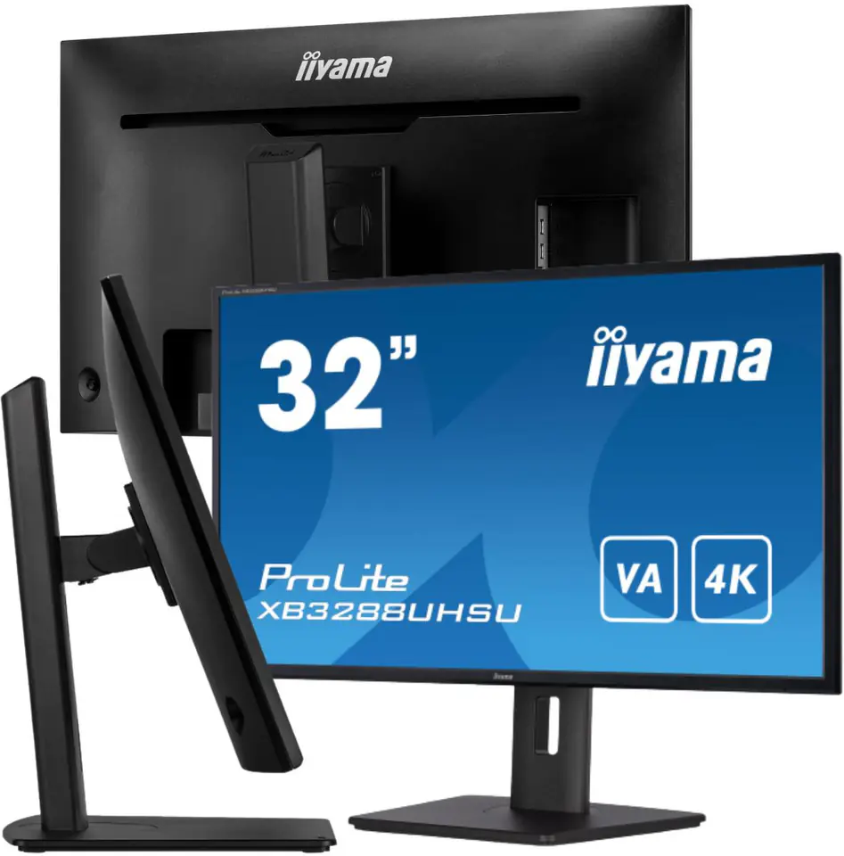⁨Monitor LED IIYAMA XB3288UHSU-B5 VA HDMI DisplayPort USB⁩ w sklepie Wasserman.eu