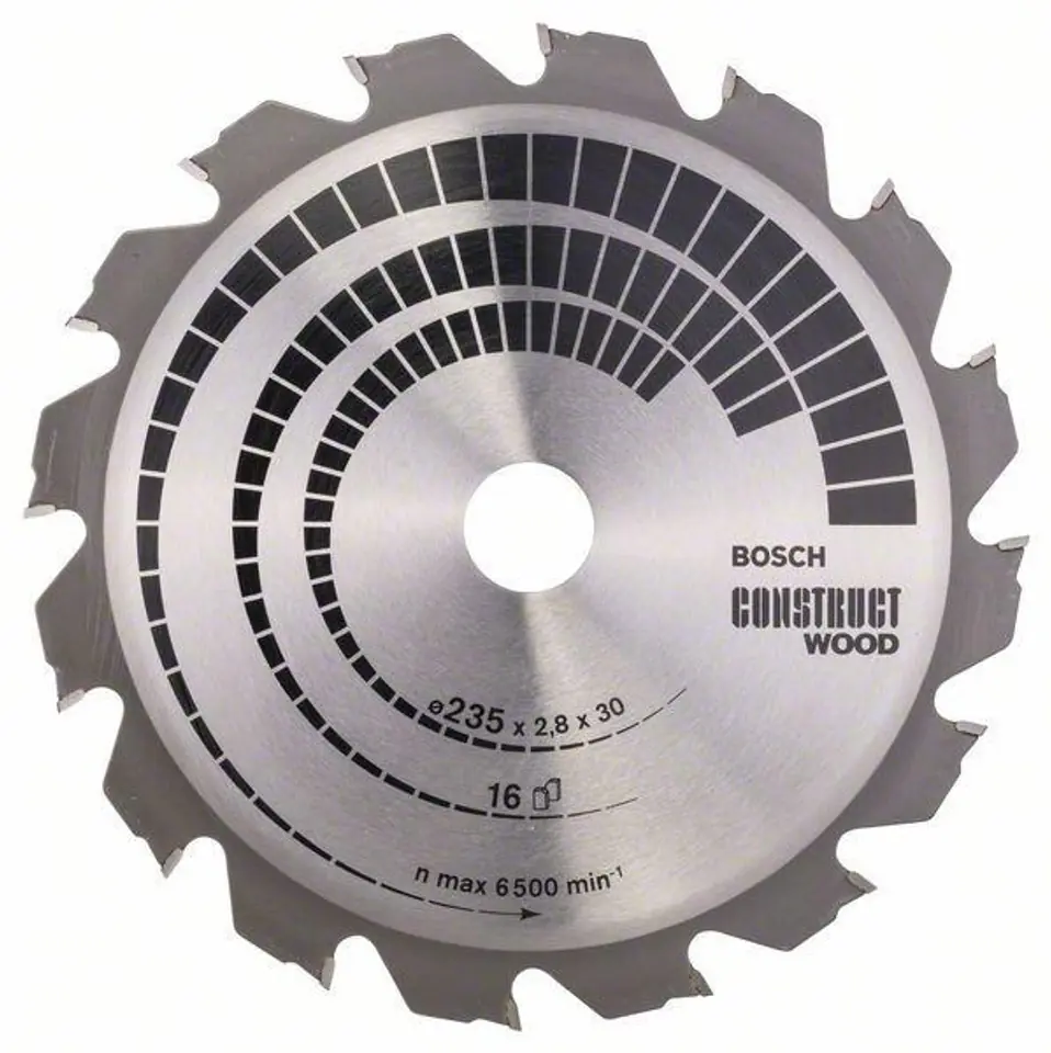 ⁨PIŁA TARCZOWA H CONSTRUCT WOOD 235*2.8*30/25Z16⁩ w sklepie Wasserman.eu