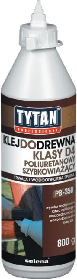 ⁨KLEJ DO DREWNA TYTAN PROFESSIONAL D4 800G⁩ w sklepie Wasserman.eu