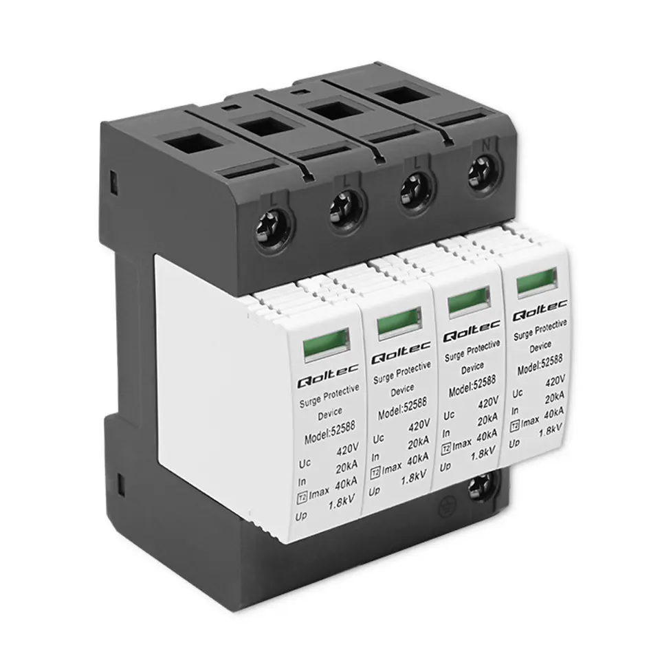 ⁨AC surge protector       arrester, 4P,⁩ at Wasserman.eu