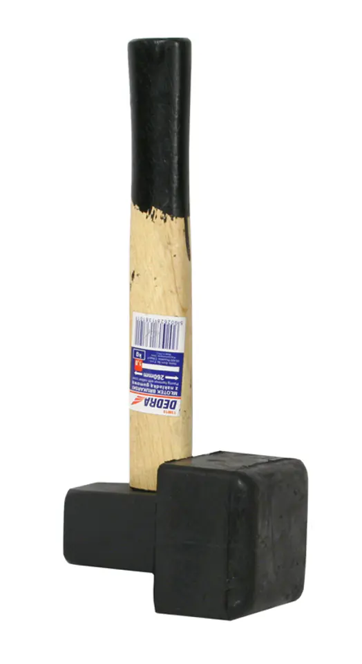 ⁨PAVING HAMMER WITH RUBBER CAP 1KG⁩ at Wasserman.eu