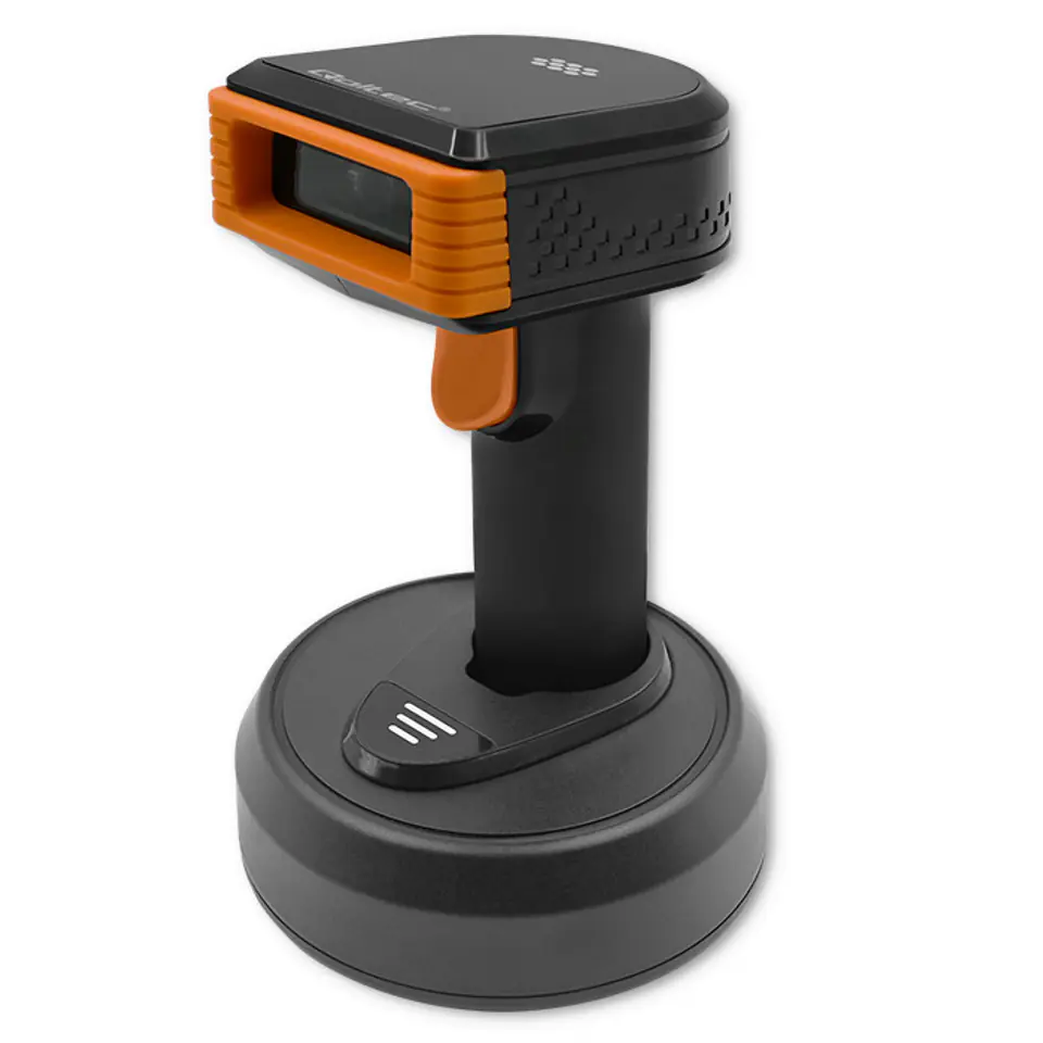 ⁨Qoltec 50878 Wireless 1D| 2D barcode reader |+ docking station⁩ at Wasserman.eu