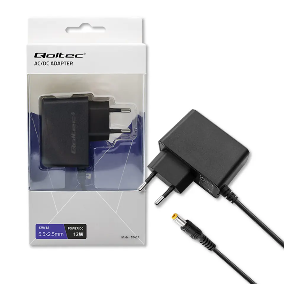 ⁨Plug in power supply 12W 12V, 1A, 5.5x2.5⁩ at Wasserman.eu