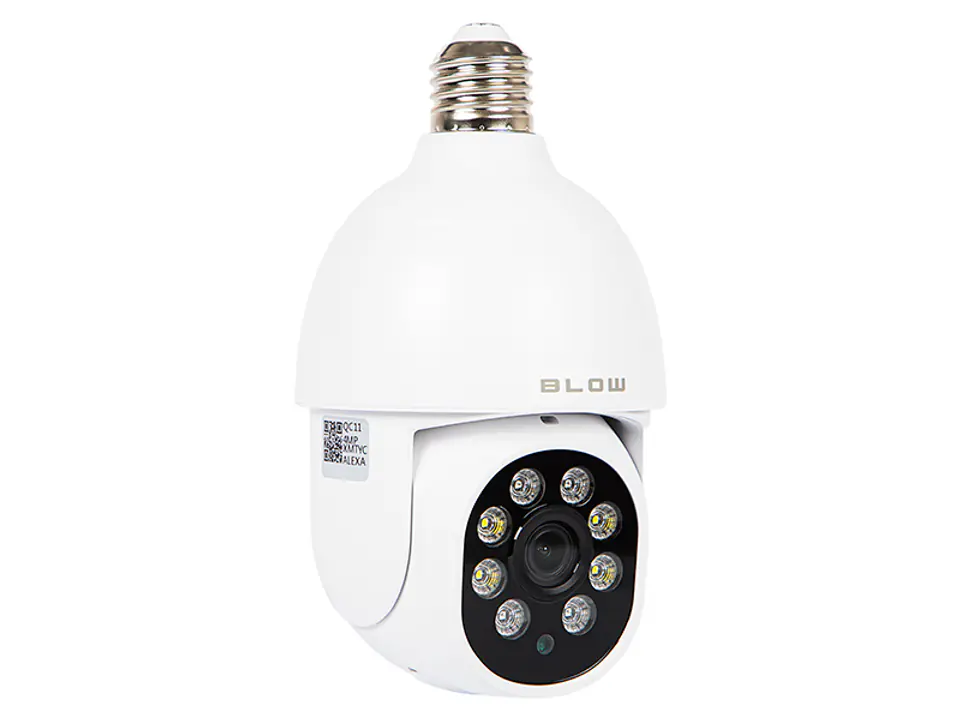 ⁨78-656# Kamera blow wifi tuya żarówka t-834 obrotowa 4 mp ptz⁩ w sklepie Wasserman.eu