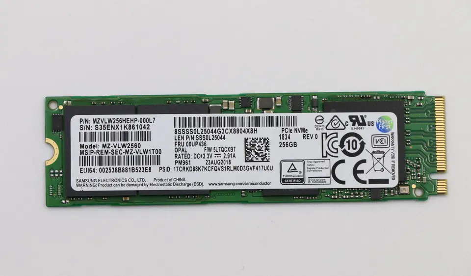 ⁨Lenovo 256GB M.2 PCIe 3.0 x4 Solid⁩ w sklepie Wasserman.eu