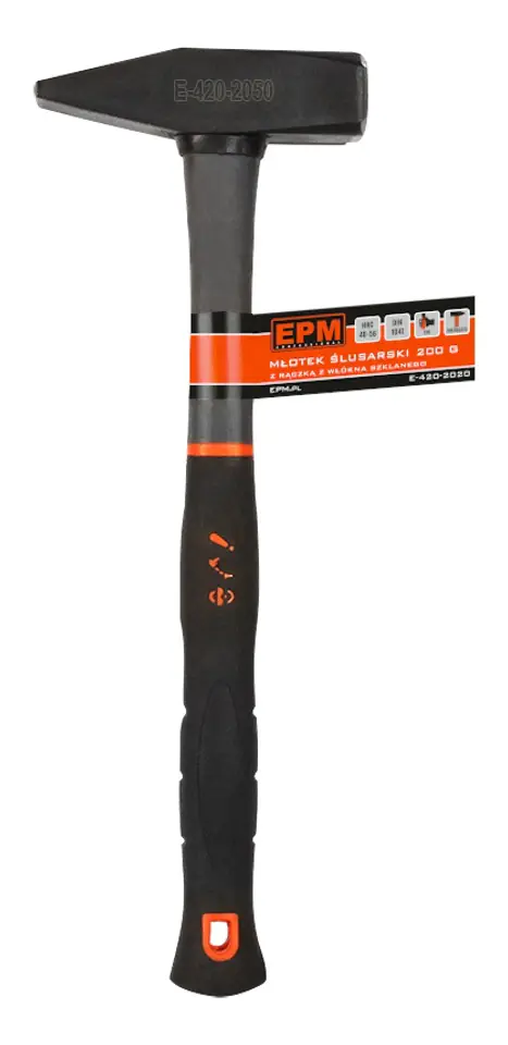 ⁨LOCKSMITH HAMMER HANDLE FIBERGLASS TPR 300G⁩ at Wasserman.eu