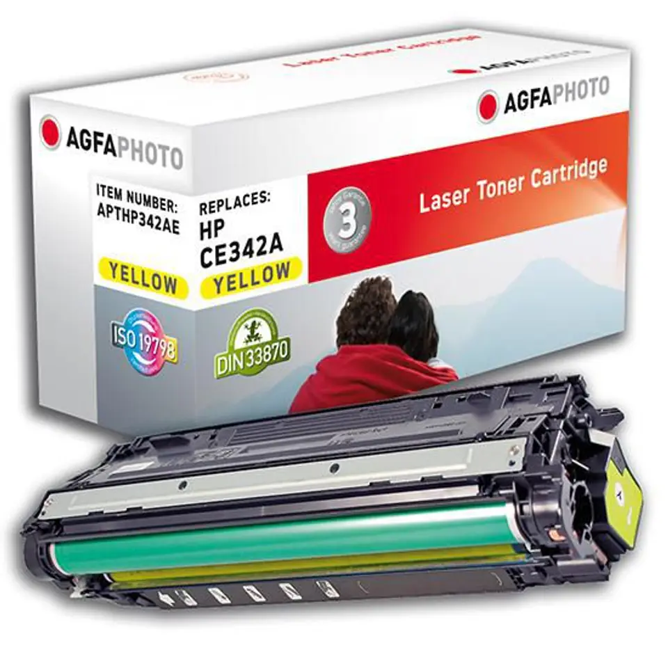 ⁨AgfaPhoto Toner Yellow, rpl CE342A/651A⁩ w sklepie Wasserman.eu