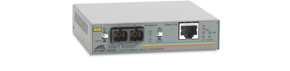 ⁨Allied Telesis 100BTX TO 100BFX/SC MM 2KM⁩ w sklepie Wasserman.eu