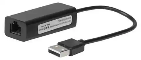 ⁨MicroConnect USB2.0 to Ethernet, Black⁩ w sklepie Wasserman.eu