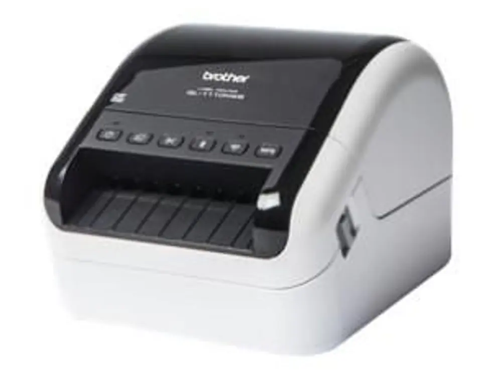 ⁨Brother QL-1110NWB, DK, Direct thermal, 300 x 300 DPI, 110 mm/sec, Wired & Wireless, Black, White⁩ at Wasserman.eu