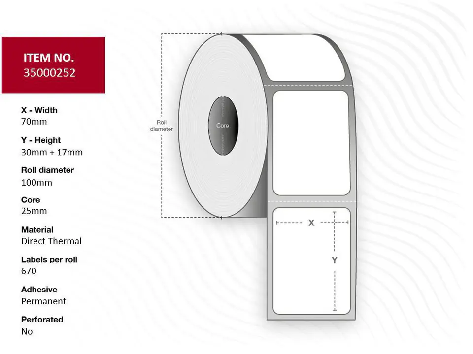 ⁨Capture Label 70x30x17 - Core 25.⁩ w sklepie Wasserman.eu