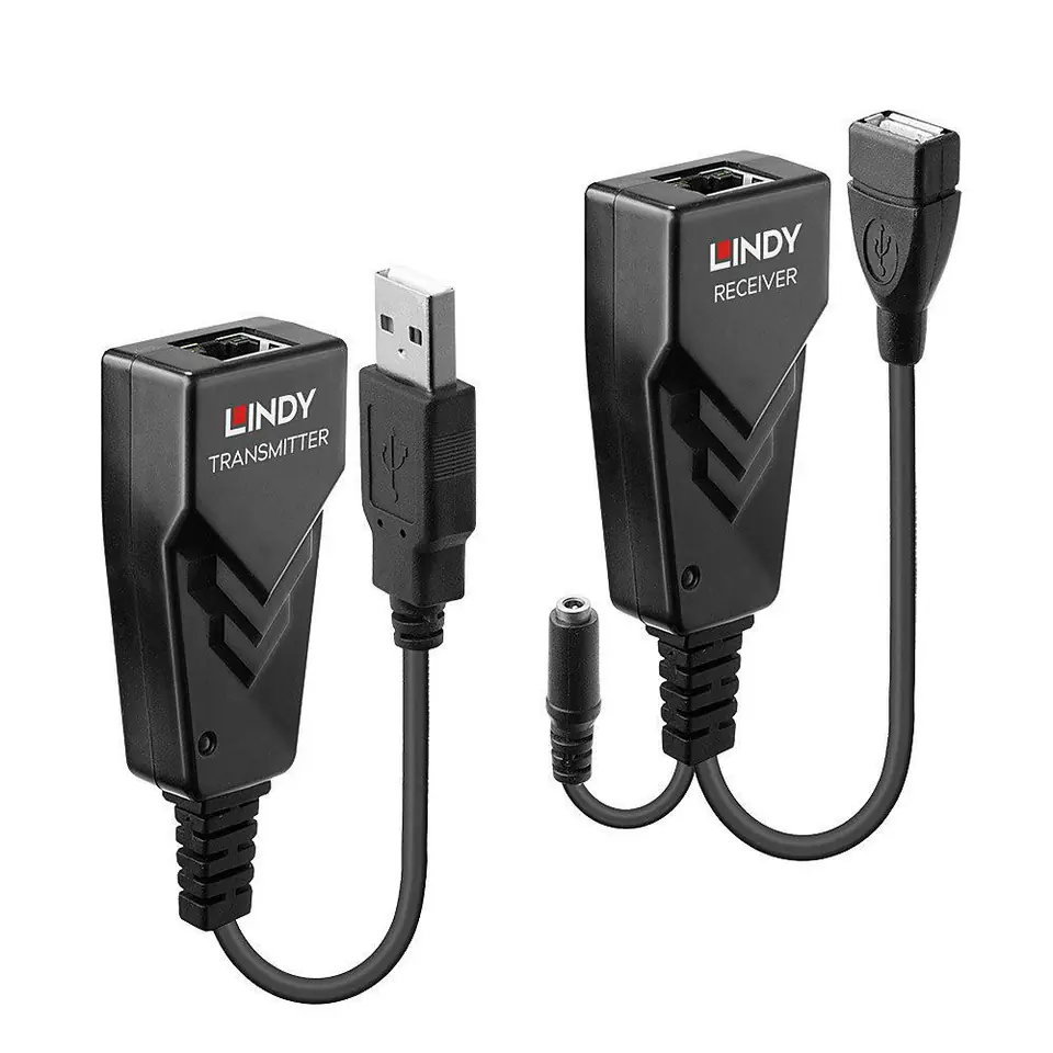 ⁨Lindy 100M Usb 2.0 Cat.5 Extender⁩ w sklepie Wasserman.eu