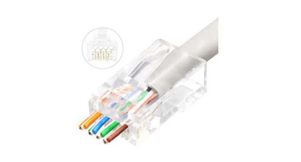 ⁨Lanview RJ45 UTP plug Cat6 for⁩ w sklepie Wasserman.eu