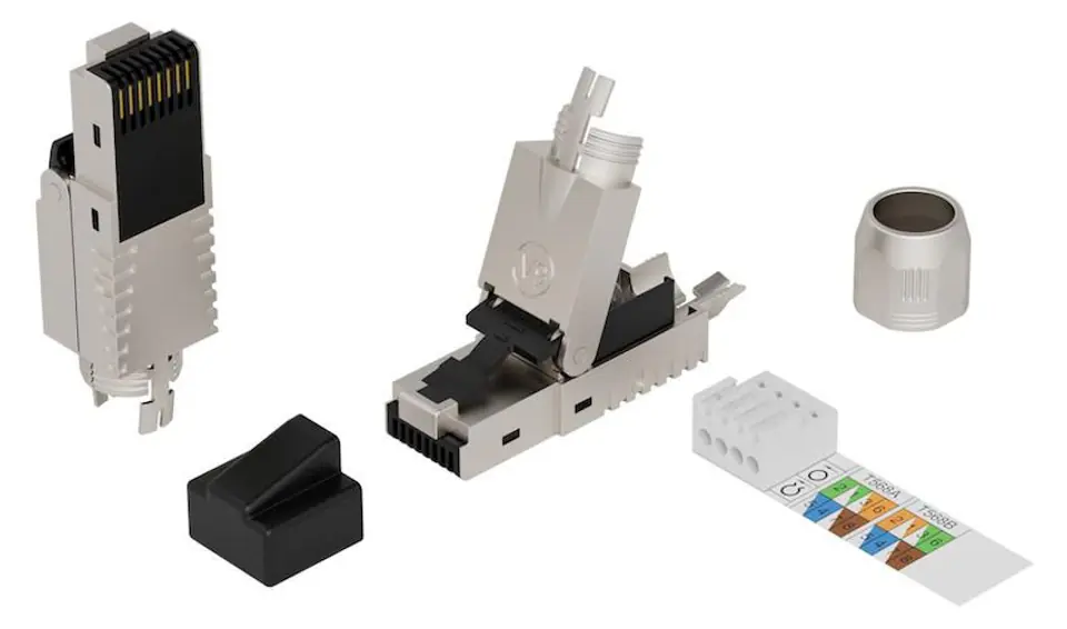 ⁨Lanview RJ45 FTP plug Cat6a for⁩ w sklepie Wasserman.eu