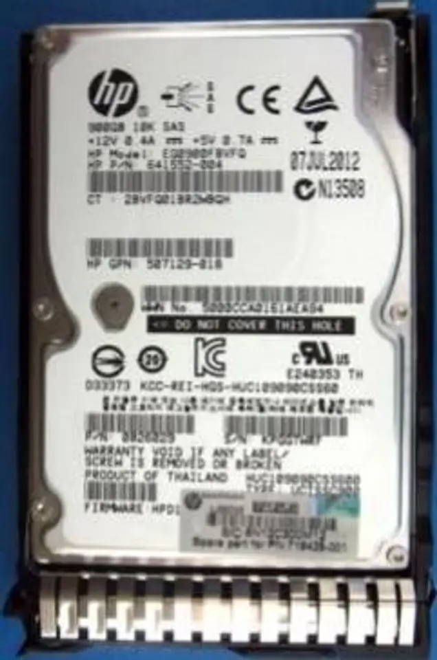 ⁨Hewlett Packard Enterprise HDD 900GB SAS 2.5 INCH 10KRPM⁩ w sklepie Wasserman.eu