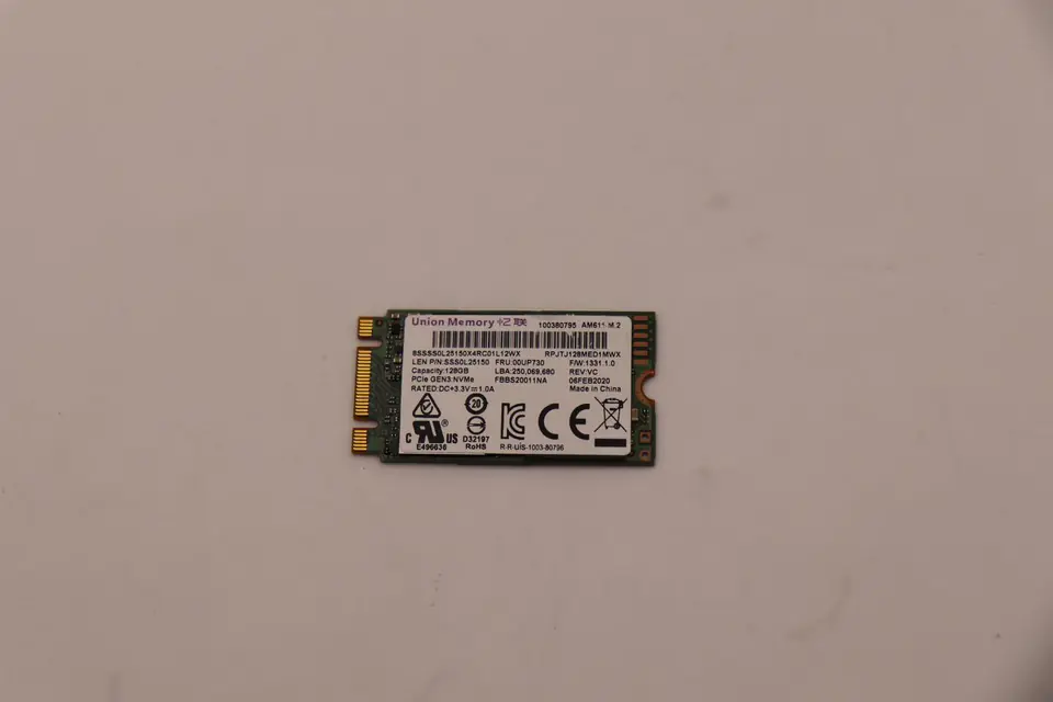 ⁨Lenovo 128GB PCIe NVMe M.2 2242 SSD⁩ w sklepie Wasserman.eu