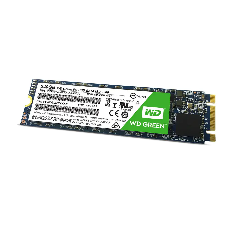 ⁨Western Digital Green SSD M.2 SATA 240GB⁩ w sklepie Wasserman.eu