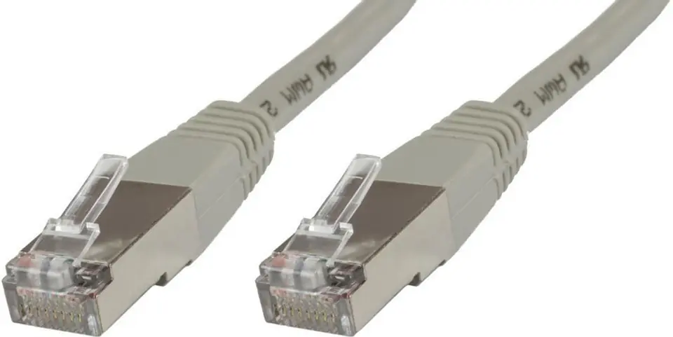 ⁨MicroConnect F/UTP CAT6 0.25m Grey LSZH⁩ w sklepie Wasserman.eu