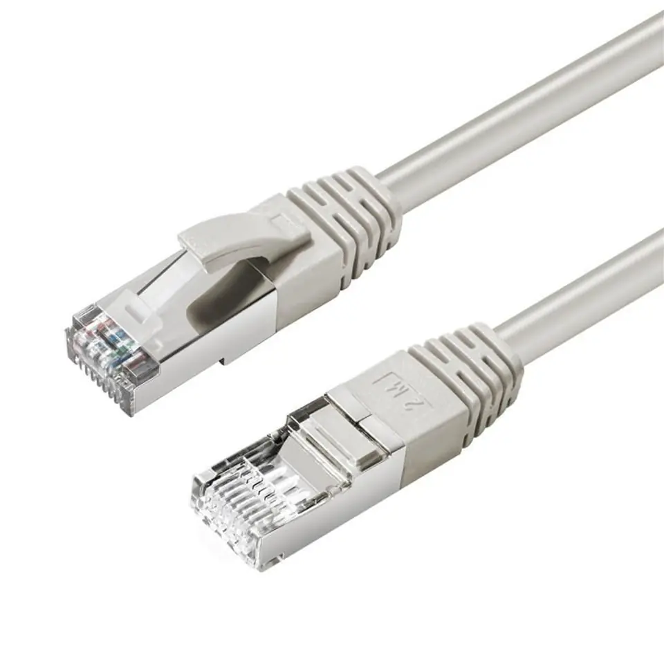 ⁨MicroConnect CAT6A S/FTP 1.5m Grey LSZH⁩ w sklepie Wasserman.eu