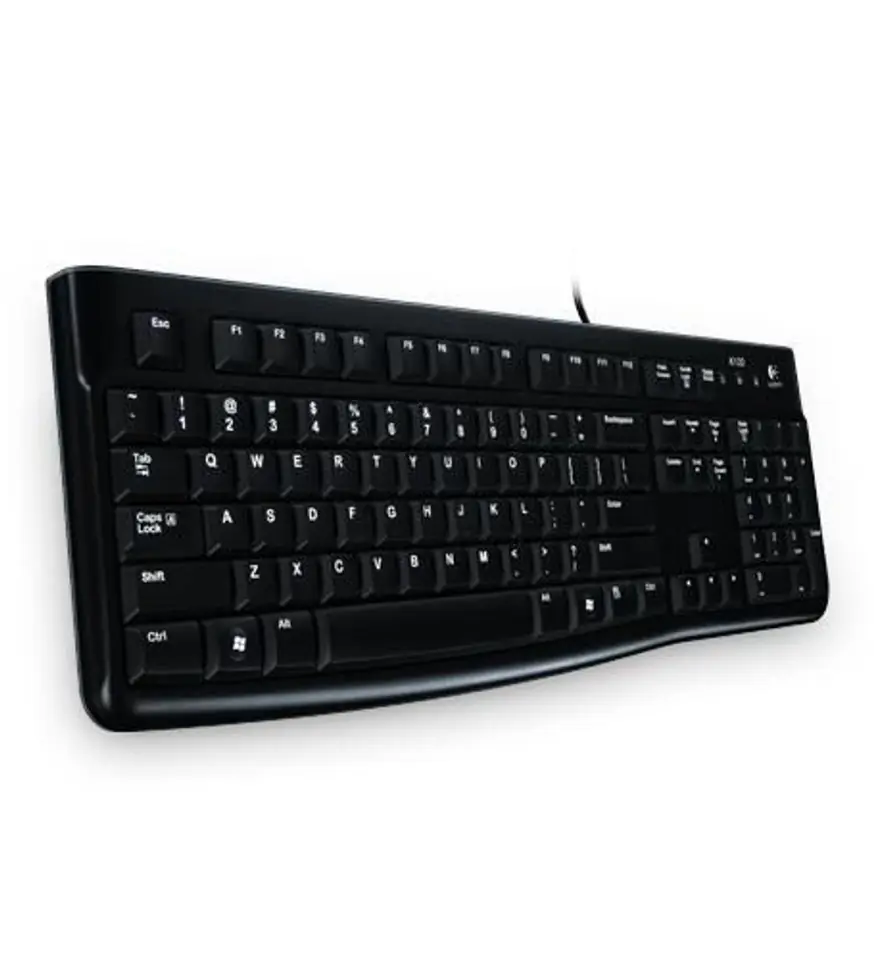 ⁨Logitech Keyboard K120 Ukrainian black⁩ w sklepie Wasserman.eu