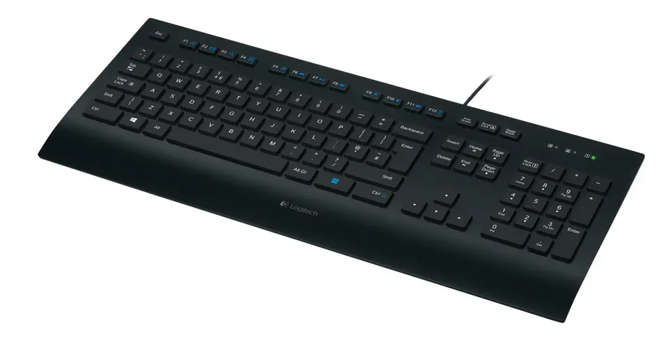 ⁨Logitech K280e USB QWERTZ German Black⁩ w sklepie Wasserman.eu