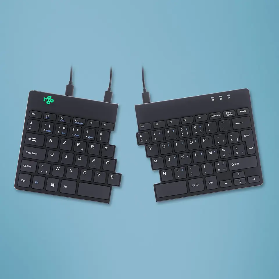 ⁨R-Go Tools Split Keyboard, (BE), black⁩ w sklepie Wasserman.eu