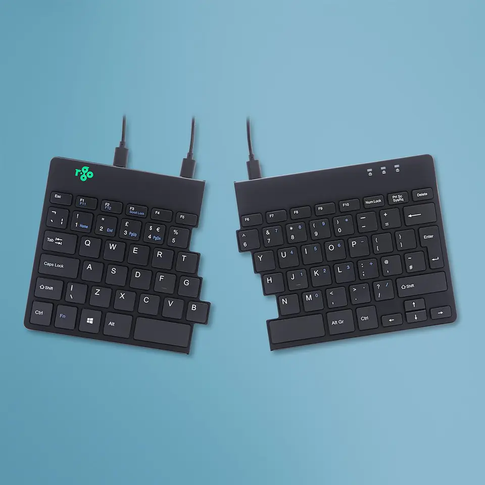 ⁨R-Go Tools Split Keyboard, (UK), black⁩ w sklepie Wasserman.eu