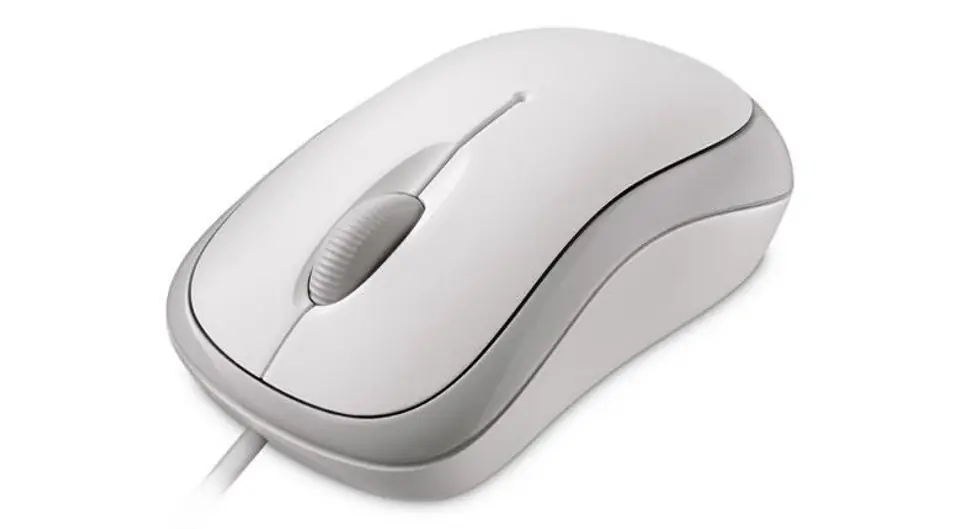 ⁨Microsoft Basic Optical Mouse USB White⁩ w sklepie Wasserman.eu