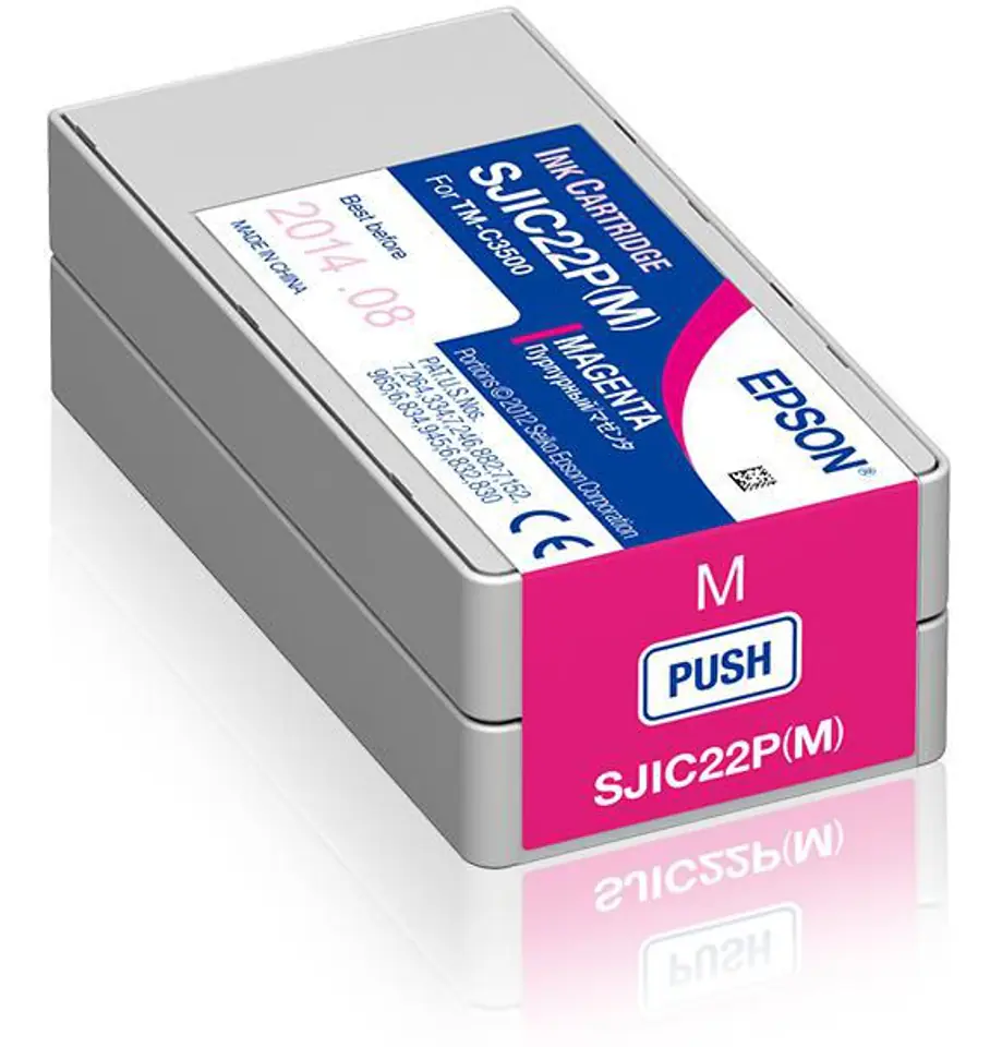 ⁨Epson SJIC22P(M) - magenta - original⁩ at Wasserman.eu