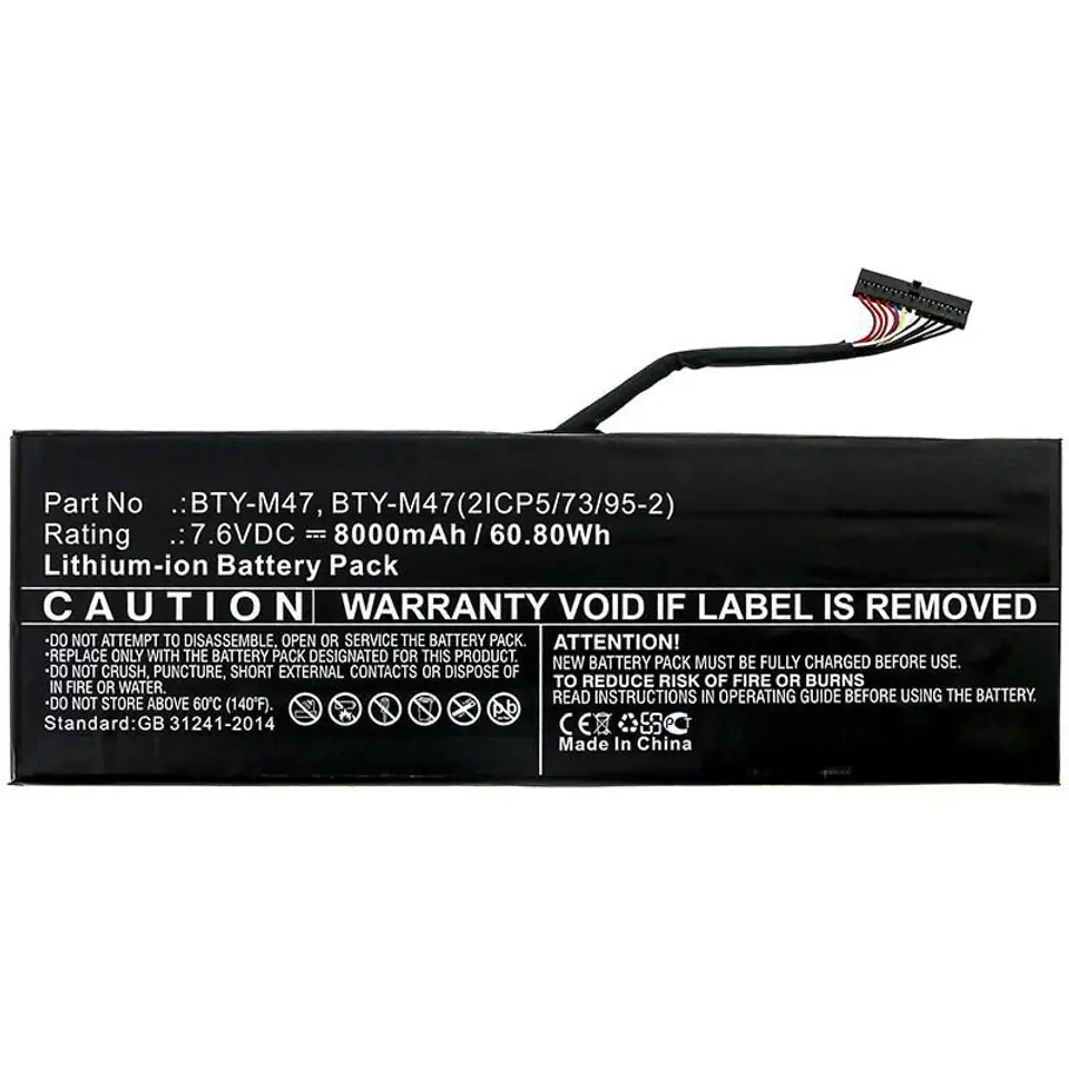 ⁨CoreParts Laptop Battery for MSI 61WH⁩ w sklepie Wasserman.eu