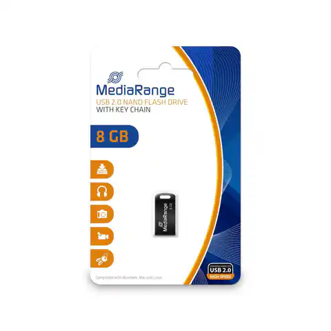 ⁨MediaRange USB-Stick 8GB USB 2.0 Nano⁩ w sklepie Wasserman.eu