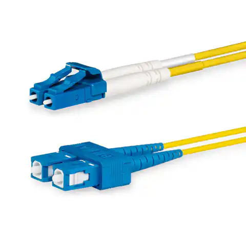 ⁨Lanview LC-SC single mode fibre cable⁩ w sklepie Wasserman.eu