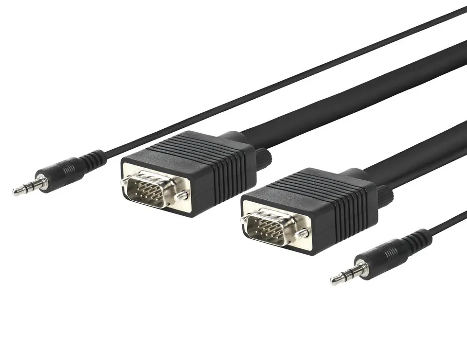 ⁨MicroConnect SVGA HD15 3m M-M. 3.5MM⁩ w sklepie Wasserman.eu