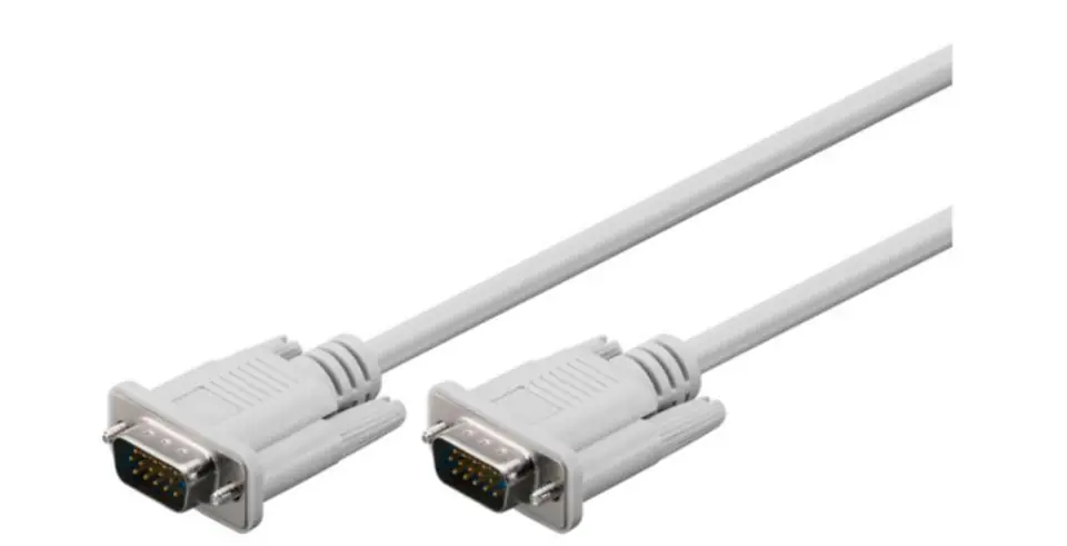 ⁨MicroConnect VGA HD15 M/M 2M thin cable⁩ w sklepie Wasserman.eu