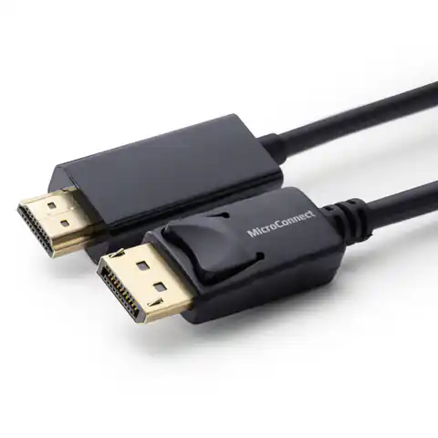 ⁨MicroConnect DisplayPort 1.2 to HDMI Cable⁩ w sklepie Wasserman.eu