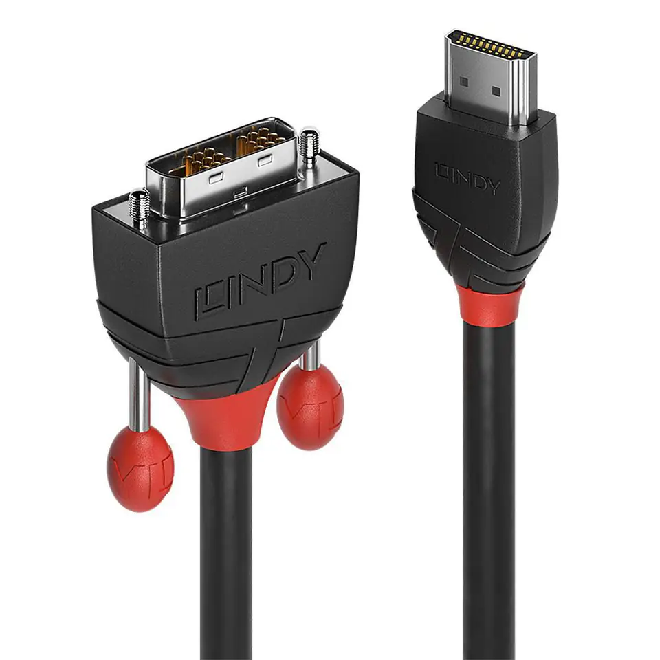 ⁨Lindy 3M Hdmi To Dvi Cable, Black⁩ w sklepie Wasserman.eu