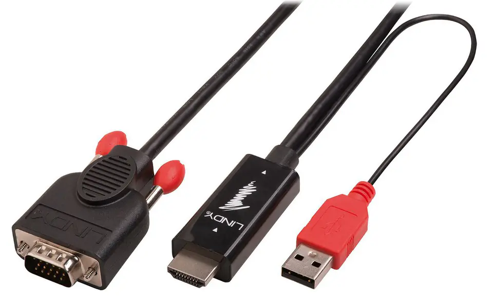 ⁨Lindy 2m HDMI to VGA Cable⁩ w sklepie Wasserman.eu