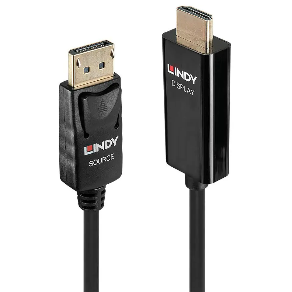 ⁨Lindy 0.5M Dp To Hdmi Adapter Cable⁩ w sklepie Wasserman.eu