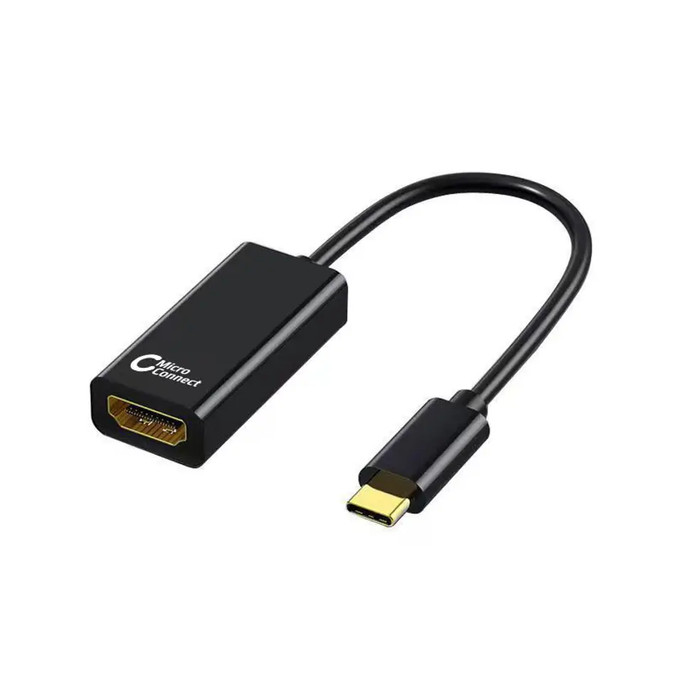 ⁨MicroConnect USB-C to HDMI Slim, Black⁩ w sklepie Wasserman.eu