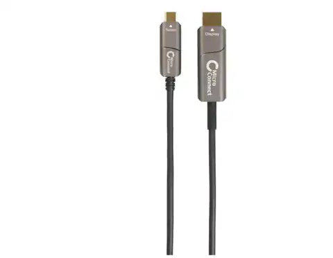 ⁨MicroConnect USB-C HDMI fiber cable 10m⁩ w sklepie Wasserman.eu